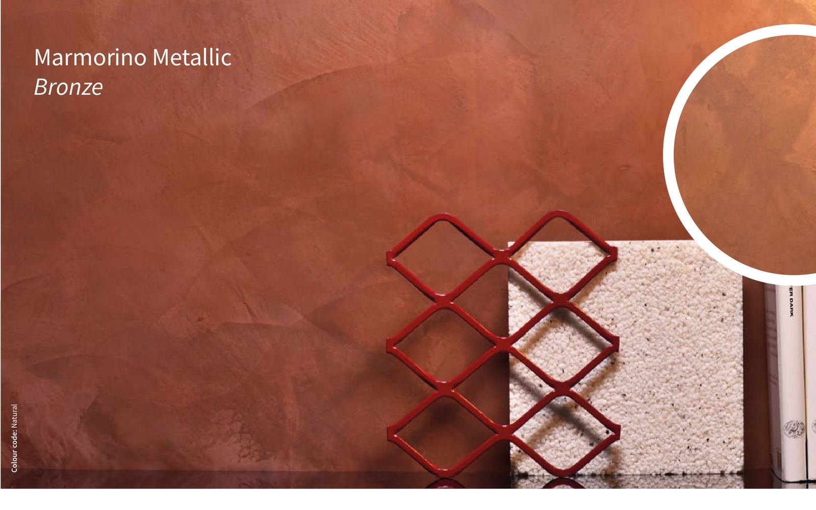 Metallic bronze luxe finish